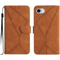 Funda de teléfono de cuero en relieve con co...