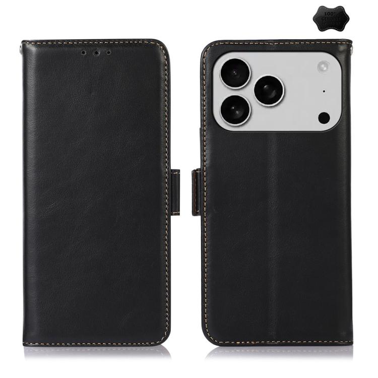 Estuche para teléfono de cuero de vaca con c...