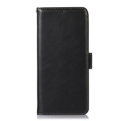 Estuche para teléfono de cuero de vaca con c...