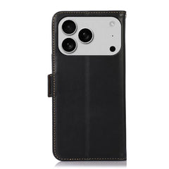 Estuche para teléfono de cuero de vaca con c...