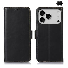 Estuche para teléfono de cuero de vaca con c...