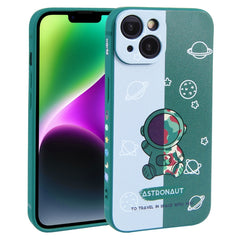 Caja del teléfono de TPU con patrón de astro...