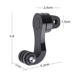 Adaptador de montaje de hebilla con gancho en J de rotación 360