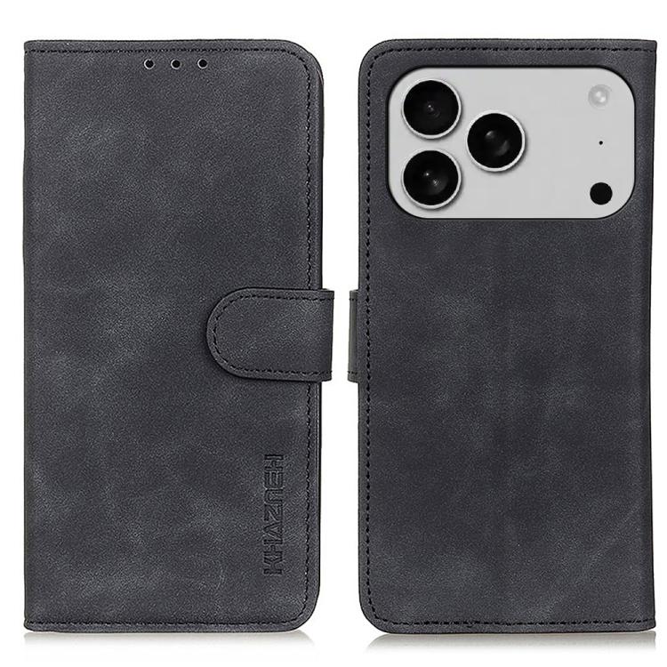 Estuche para teléfono de cuero con textura r...