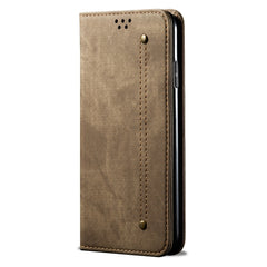 Estuche para teléfono de cuero con textura d...
