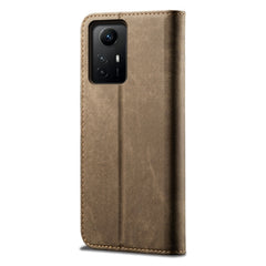 Estuche para teléfono de cuero con textura d...