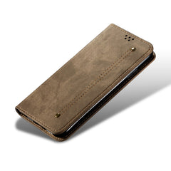 Estuche para teléfono de cuero con textura d...