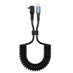 Cable de datos de carga con resorte en codo,...