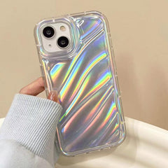 Estuche para teléfono TPU con ondas de lente...
