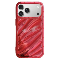 Estuche para teléfono TPU con ondas de lente...