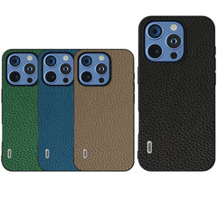 Funda para teléfono con textura de litchi de...