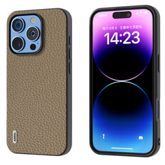 Funda para teléfono con textura de litchi de...
