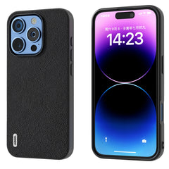 Funda para teléfono con textura Litchi de cu...