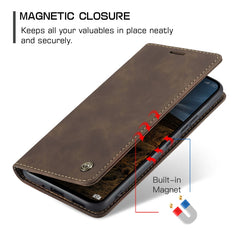 CaseMe 013 Estuche multifuncional de cuero c...