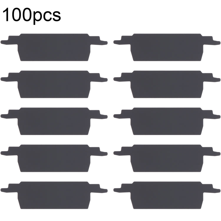100 juego de pegatinas de tira adhesiva negr...