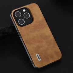 ABEEL Retro Litchi Texture PU Funda para tel...