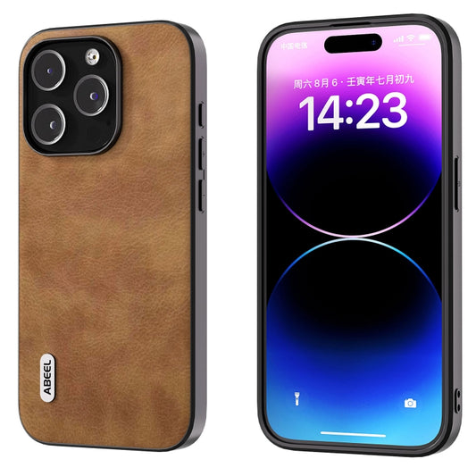 ABEEL Retro Litchi Texture PU Funda para tel...
