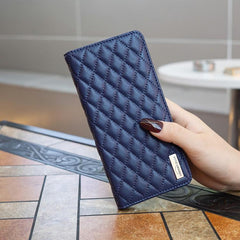 Estuche para teléfono con tapa de cuero magn...