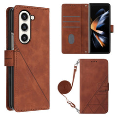 Estuche para teléfono de cuero con tapa en r...