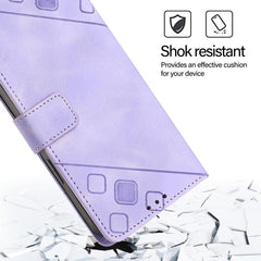 Estuche para teléfono de cuero en relieve co...