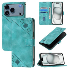 Estuche para teléfono de cuero en relieve co...