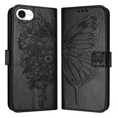 Estuche para teléfono de cuero con mariposa ...