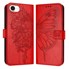 Estuche para teléfono de cuero con mariposa ...
