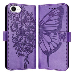Estuche para teléfono de cuero con mariposa ...
