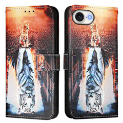 Estuche para teléfono de cuero de tejido lis...