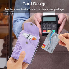 Estuche para teléfono de cuero con billetera...