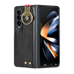 Funda trasera de cuero con muñequera        ...