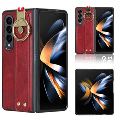 Funda trasera de cuero con muñequera        ...