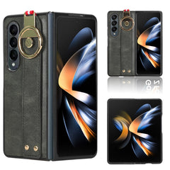 Funda trasera de cuero con muñequera        ...