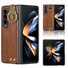 Funda trasera de cuero con muñequera        ...