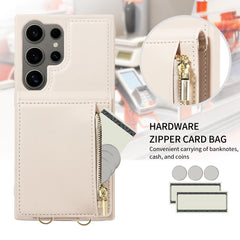 Crossbody Cordón Cremallera Cartera Funda de...