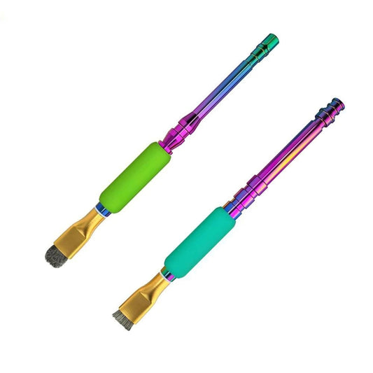 Cepillo de acero para limpieza de almohadillas de soldadura