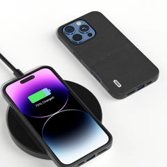 ABEEL Estuche para teléfono con borde negro ...