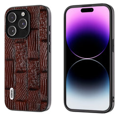 Funda para teléfono con borde negro y patrón...