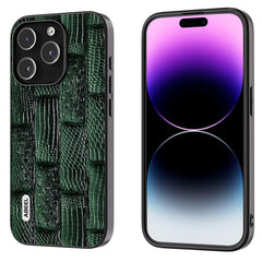 Funda para teléfono con borde negro y patrón...