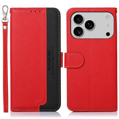 KHAZNEH Estuche para teléfono RFID de cuero ...