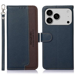 KHAZNEH Estuche para teléfono RFID de cuero ...