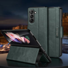 SULADA Estuche para teléfono de cuero con ci...