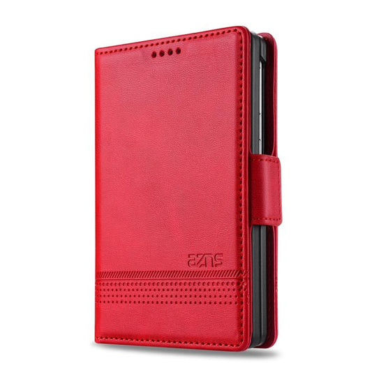 AZNS Funda de cuero con tapa magnética con t...