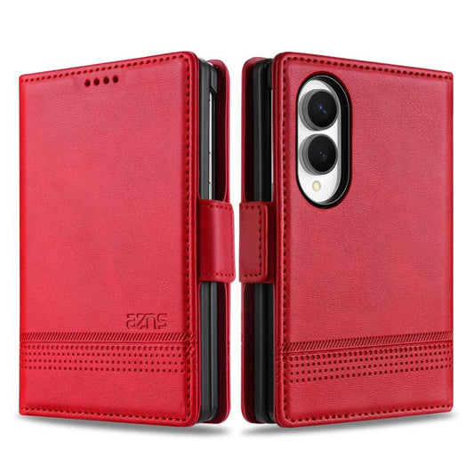 AZNS Funda de cuero con tapa magnética con t...