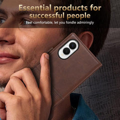 AZNS Funda de cuero con tapa magnética con t...