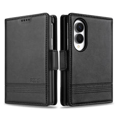 AZNS Funda de cuero con tapa magnética con t...