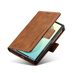 LC.IMEEKE RFID Funda de cuero antirrobo para...