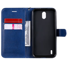 Estuche de cuero protector con tapa horizont...