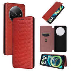 Funda de cuero con textura de fibra de carbo...