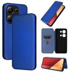 Funda de cuero con textura de fibra de carbo...